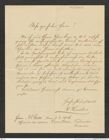 Nachlass Franz Steindachner, Brief von R. Hueber an Franz Steindachner (03.03.1906), Inv.Nr. 244.02, Seite 1